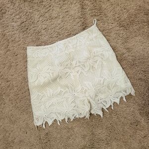 Chic Lace High Waist Women Shorts
